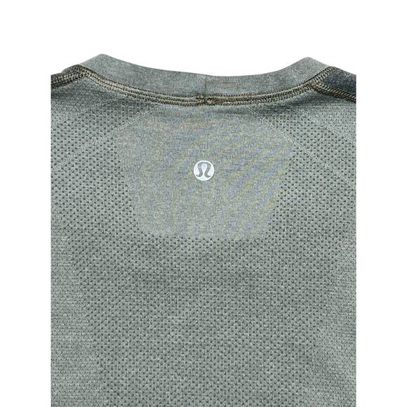 Lululemon Men's Gray Two Tone Raglan Sleeve SS Activewear T-Shirt - XL - sport - Picture 7 of 9